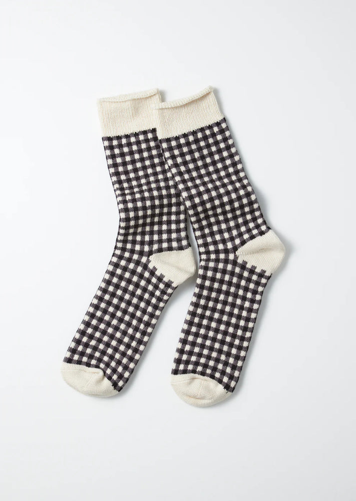 Gingham Check Sock