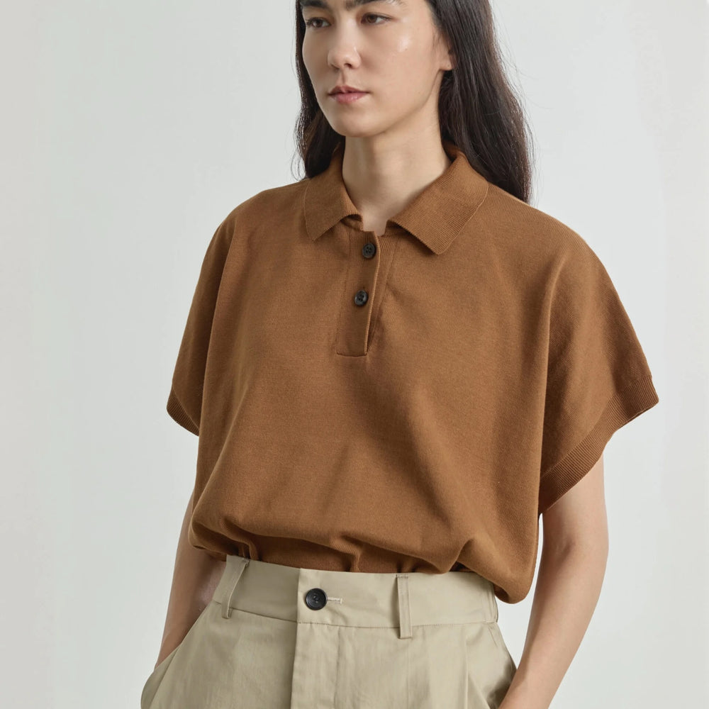 Ace Polo in Brown