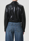 Essie Recycled Cropped Jacket in Black