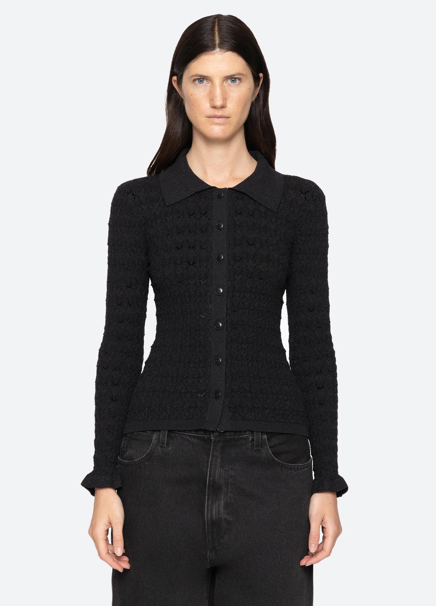 Ruby Knit Cardigan in Black