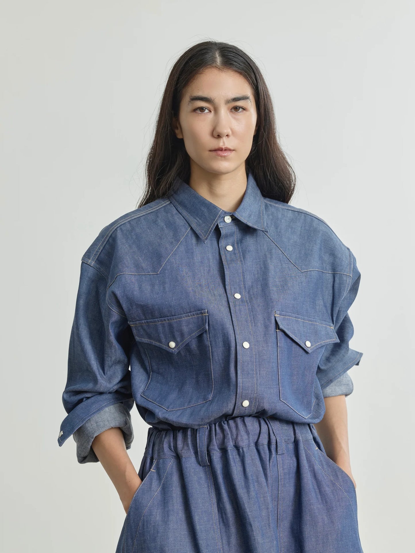 Brenda Shirt in Denim