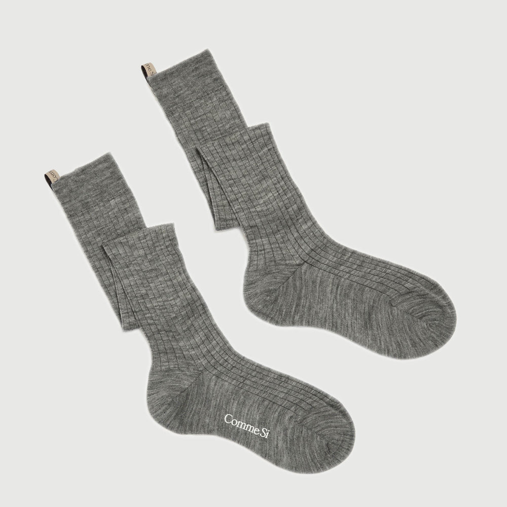 
                  
                    The Knee High in Heather Grey
                  
                