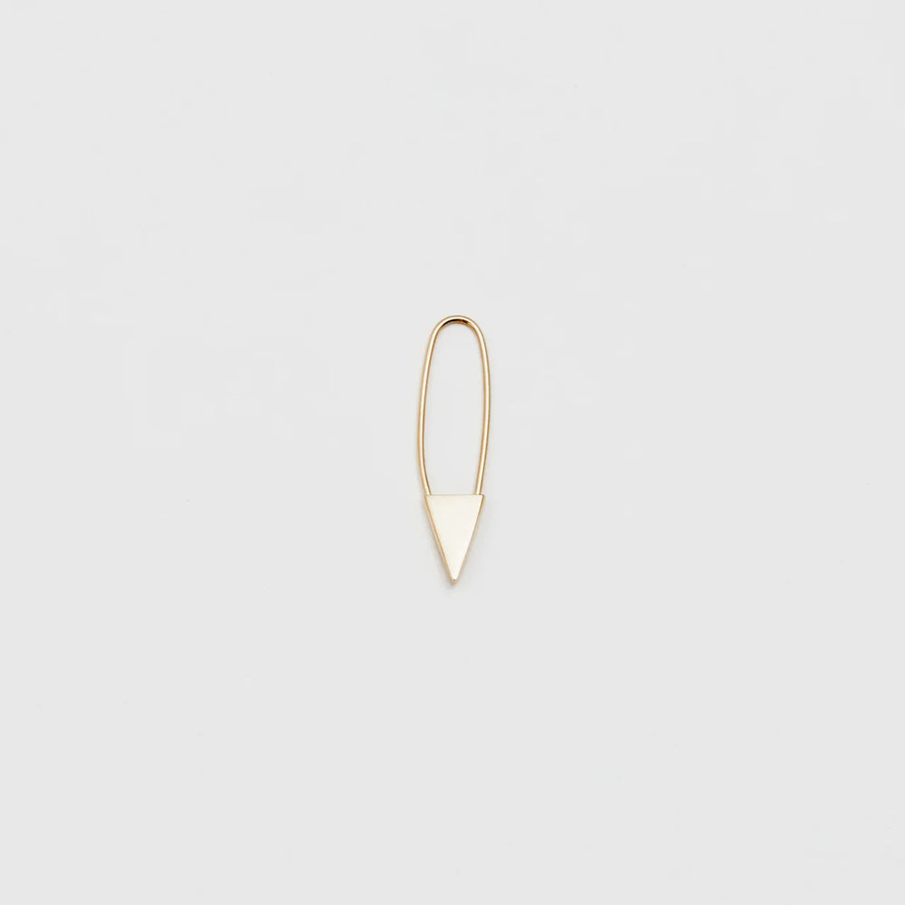 
                  
                    Triangle Safety Pin Earring
                  
                