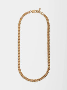  Petite Curb Chain Necklace in Gold Vermeil
