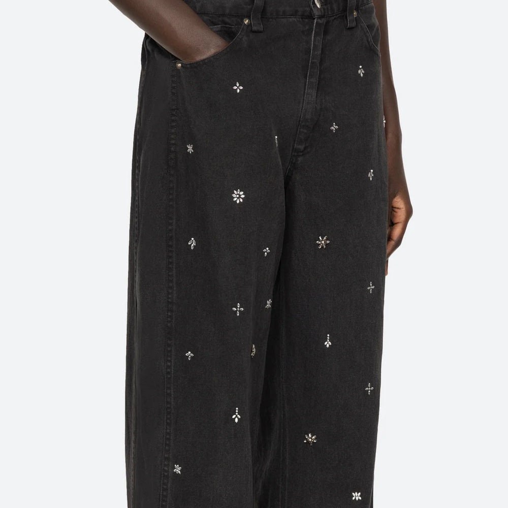 
                  
                    Bala Beaded Jeans in Black
                  
                