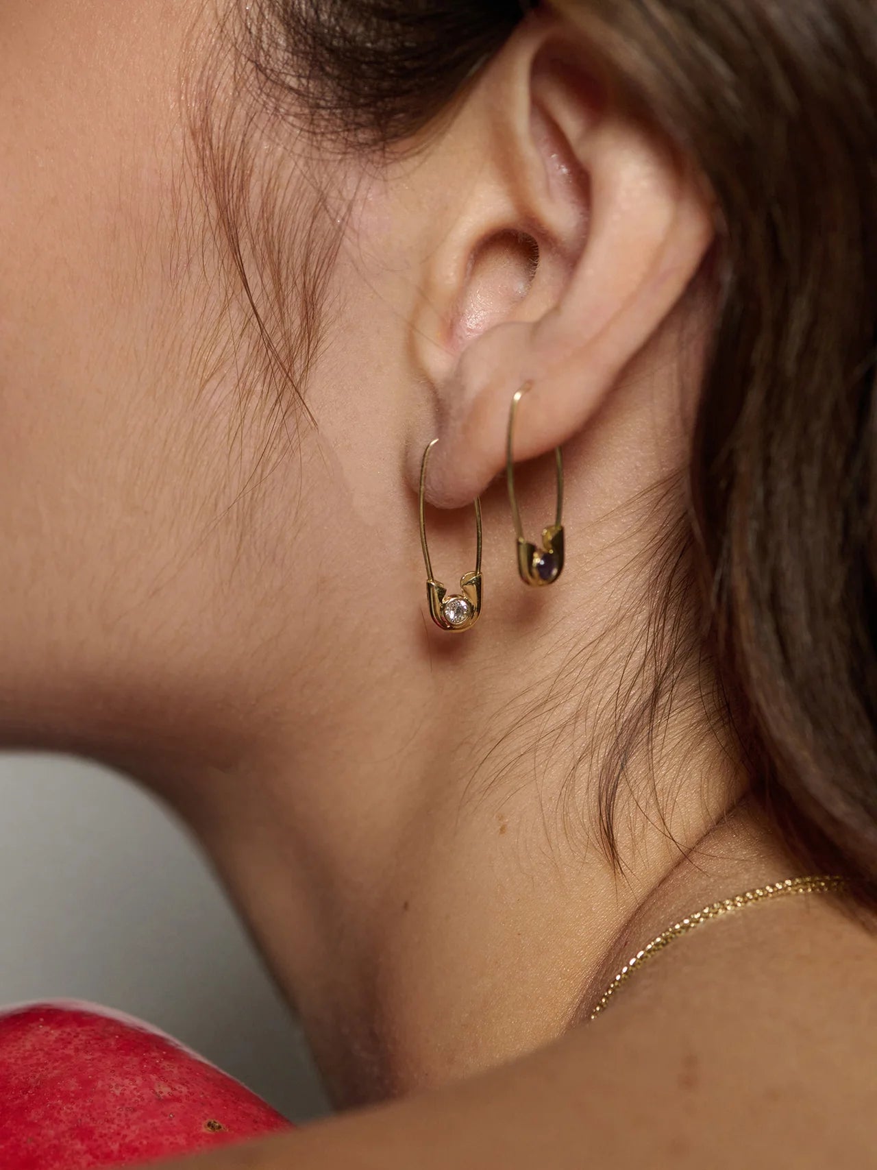 Cirque Safety Pin Earring