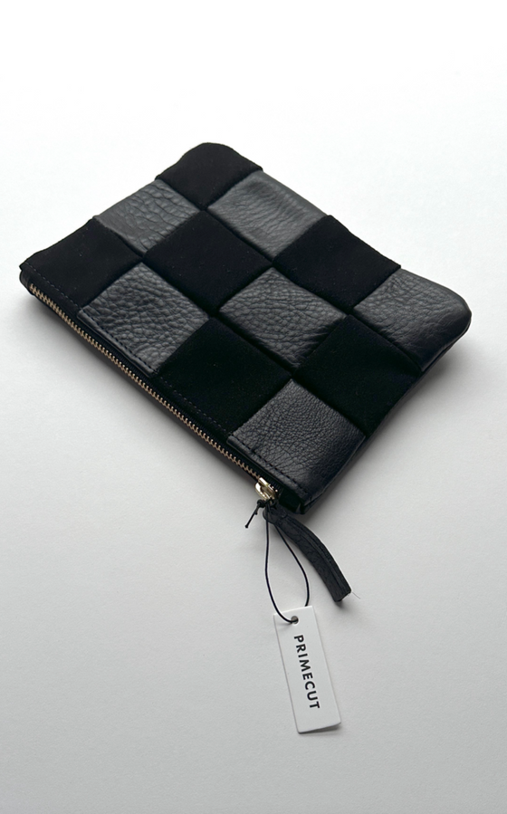 Patchwork Leather Clutch