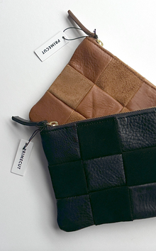  Patchwork Leather Clutch