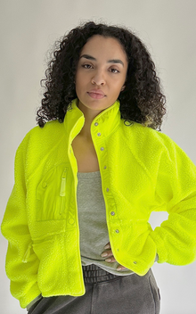  Hit the Slopes Jacket in Highlighter