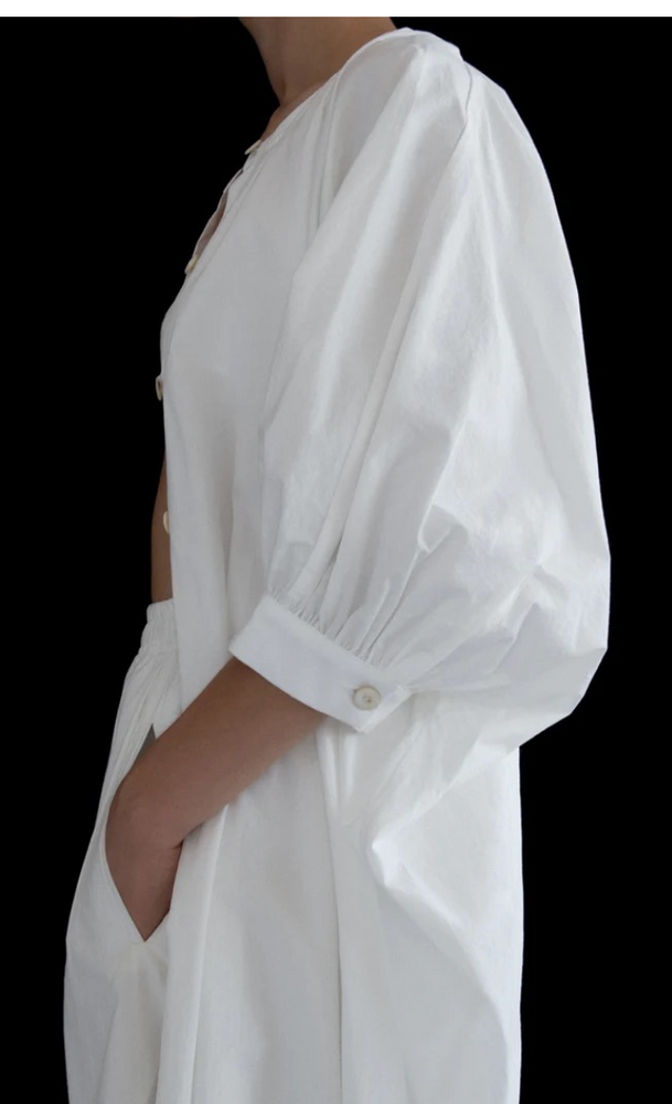 
                      
                        Button Front Kaftan in Off White
                      
                    