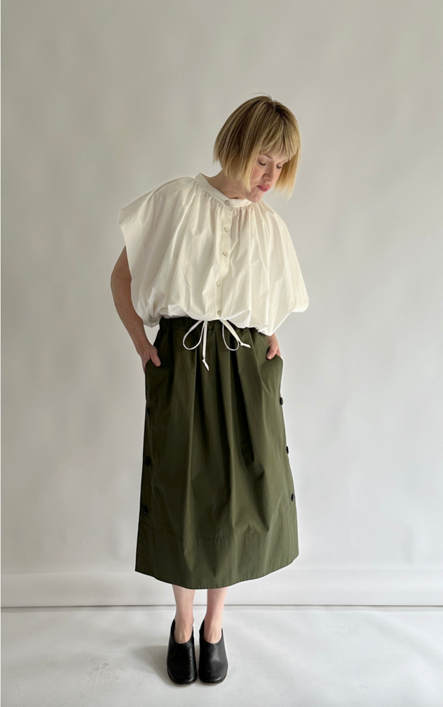 
                      
                        Ship Skirt in Olive
                      
                    