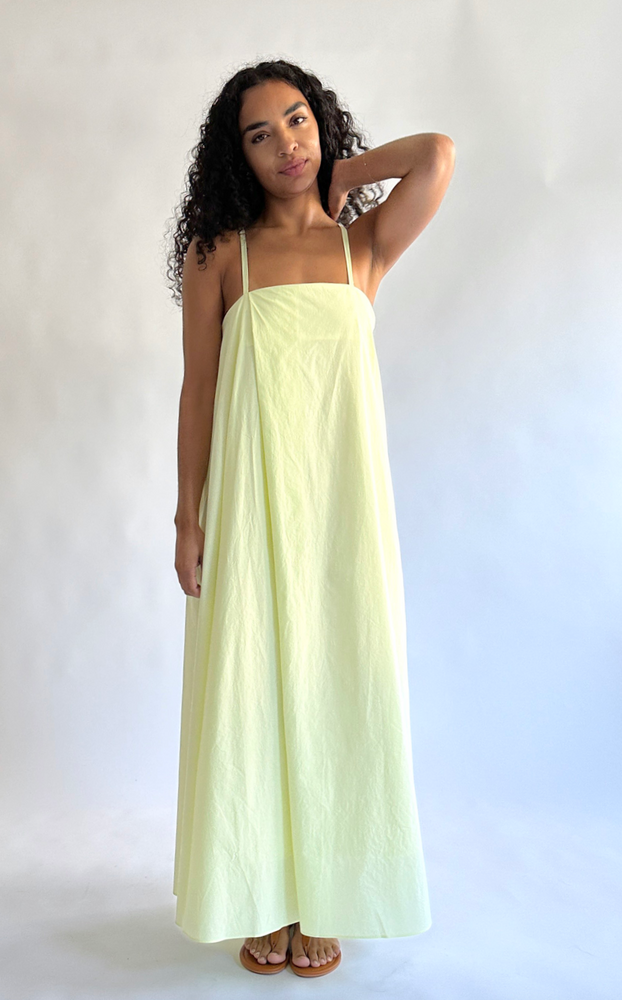 
                      
                        Strappy Dress in Acid Lime
                      
                    