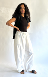 Balloon Pant in Off White