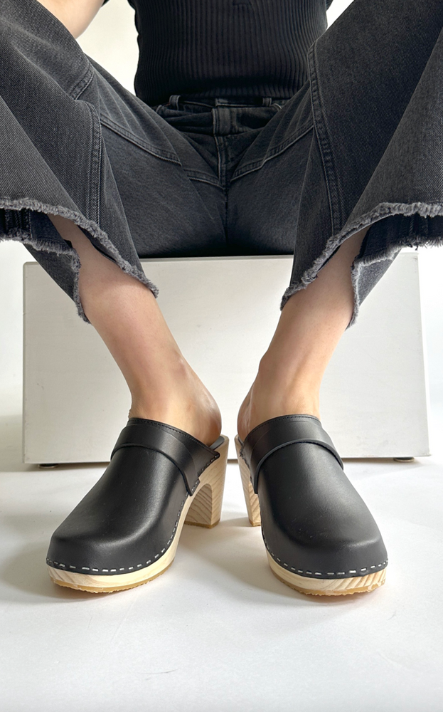 
                  
                    Maya Classic Clog Mule in Black
                  
                