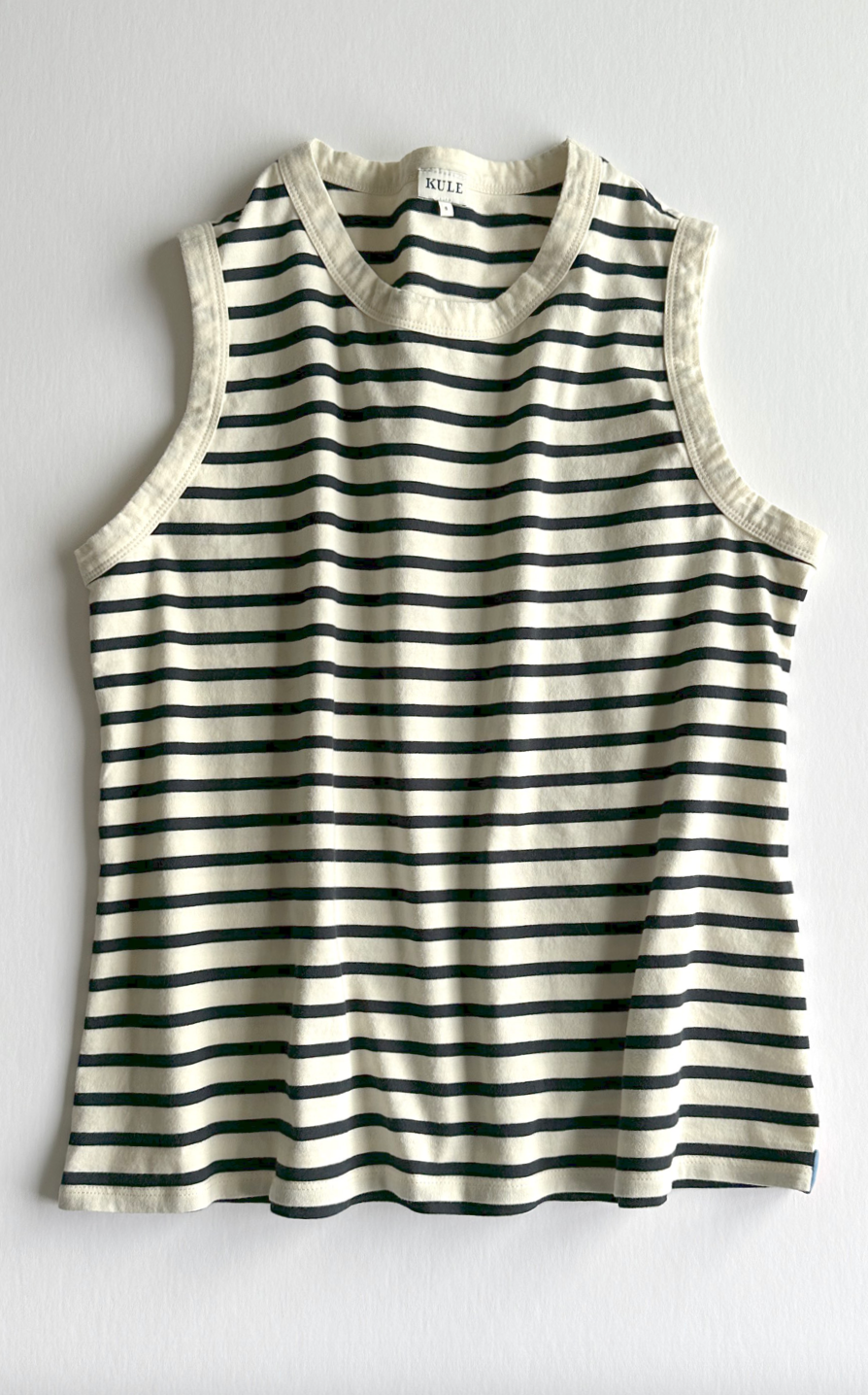 The Tank in Cream/Navy