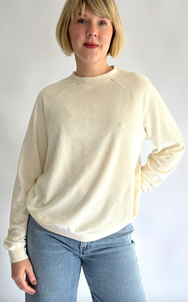 The Franny Sweatshirt in Cream