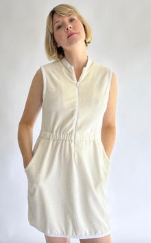  The Terry Dress in Cream