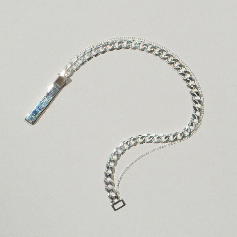 
                  
                    No 2 Grand ID Narrow Bracelet in Sterling Silver
                  
                