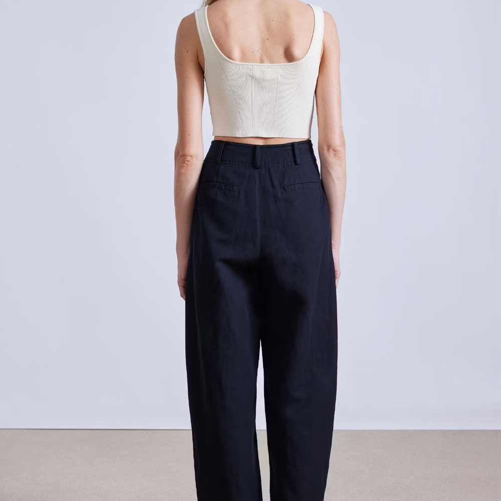 
                  
                    Bari Crop Trouser in Black
                  
                