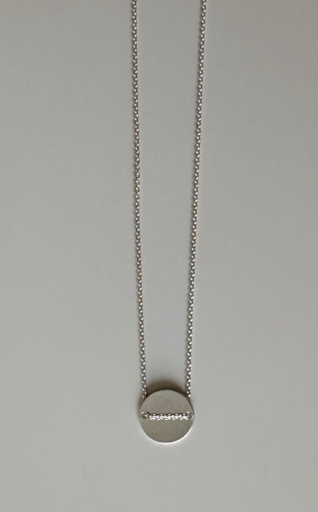 
                  
                    Fine Paillettes Necklace in Sterling Silver
                  
                