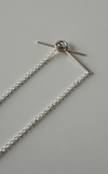 Small Pearl Necklace in Sterling Sliver