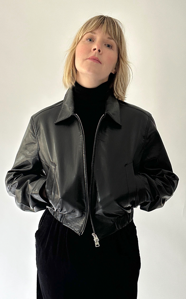 
                      
                        Essie Recycled Cropped Jacket in Black
                      
                    