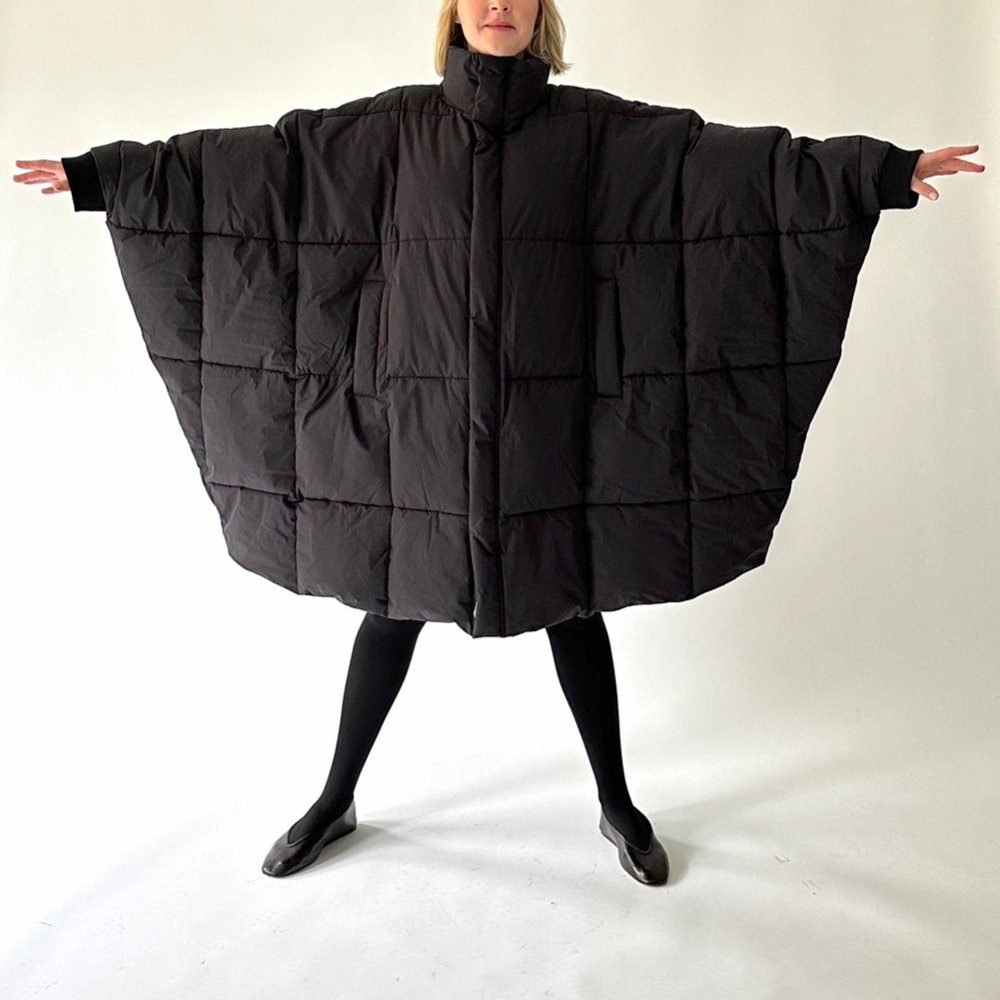 Duvet Coat in Black