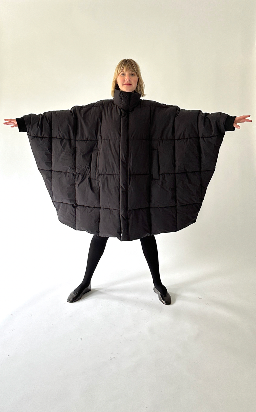 Duvet Coat in Black