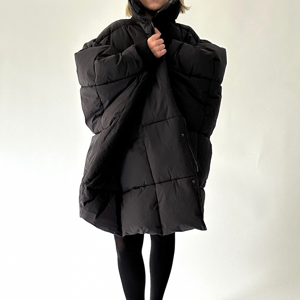 
                      
                        Duvet Coat in Black
                      
                    