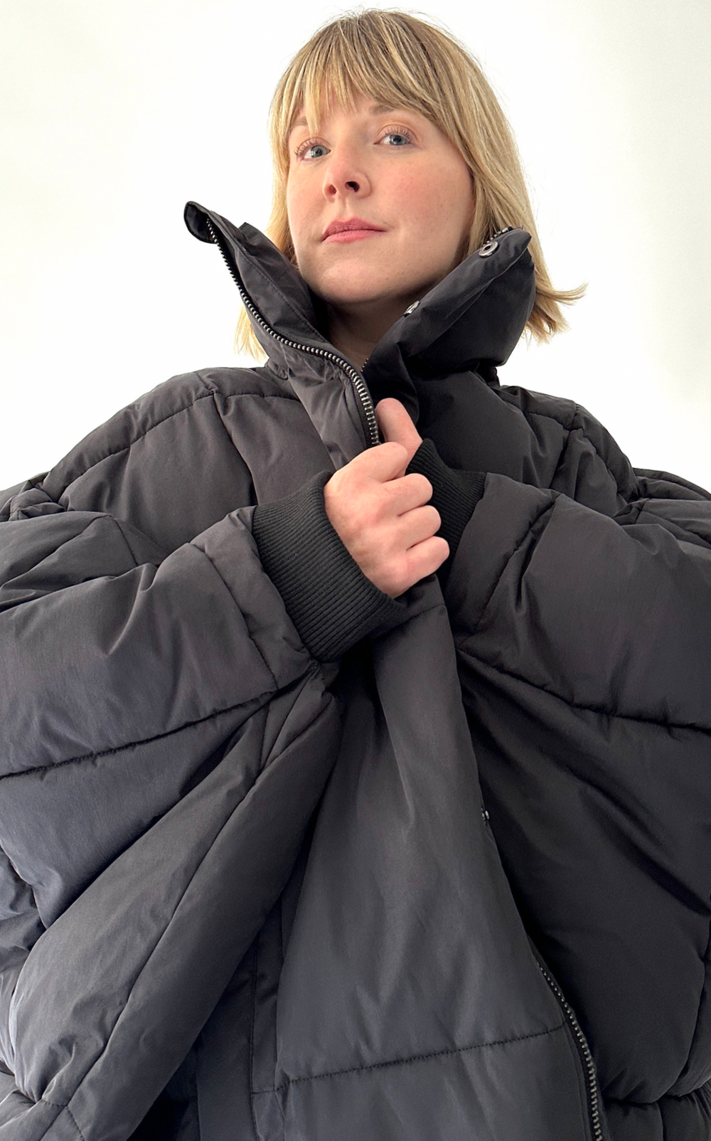 Duvet Coat in Black