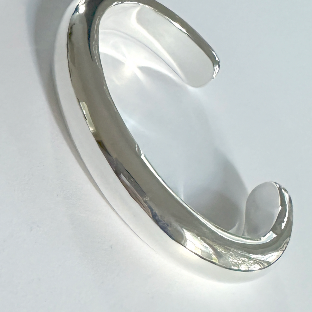 Ample Small Cuff Bracelet in Sterling Silver