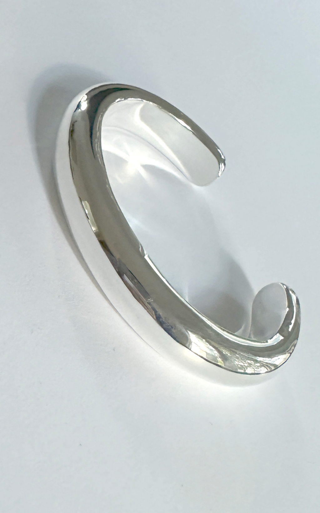 Ample Small Cuff Bracelet in Sterling Silver