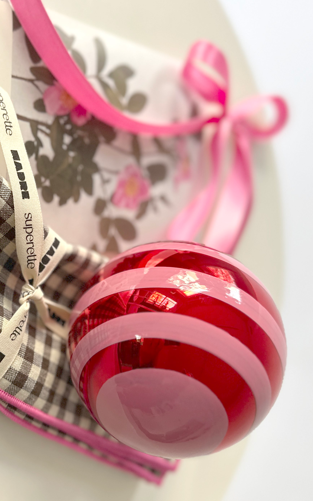 Retro Jolly Stripe Ornament