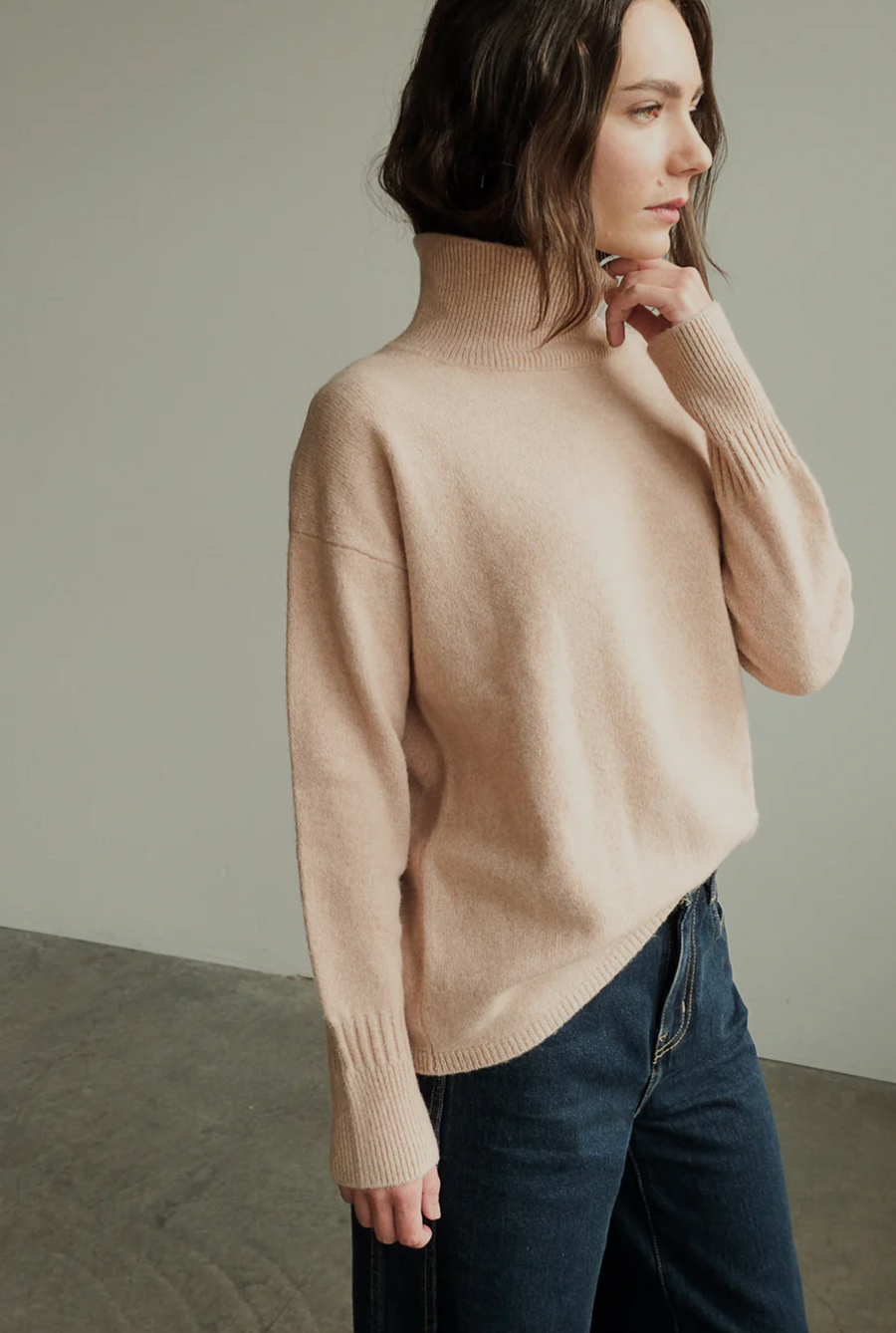 No.6 Turtleneck in Pink