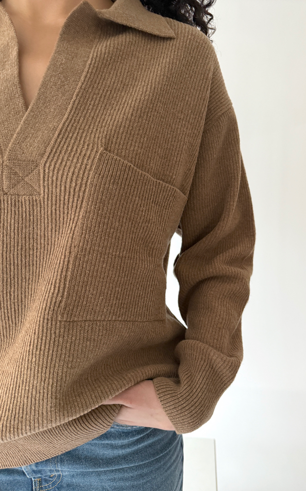 
                  
                    Rugby Sweater in Camel
                  
                