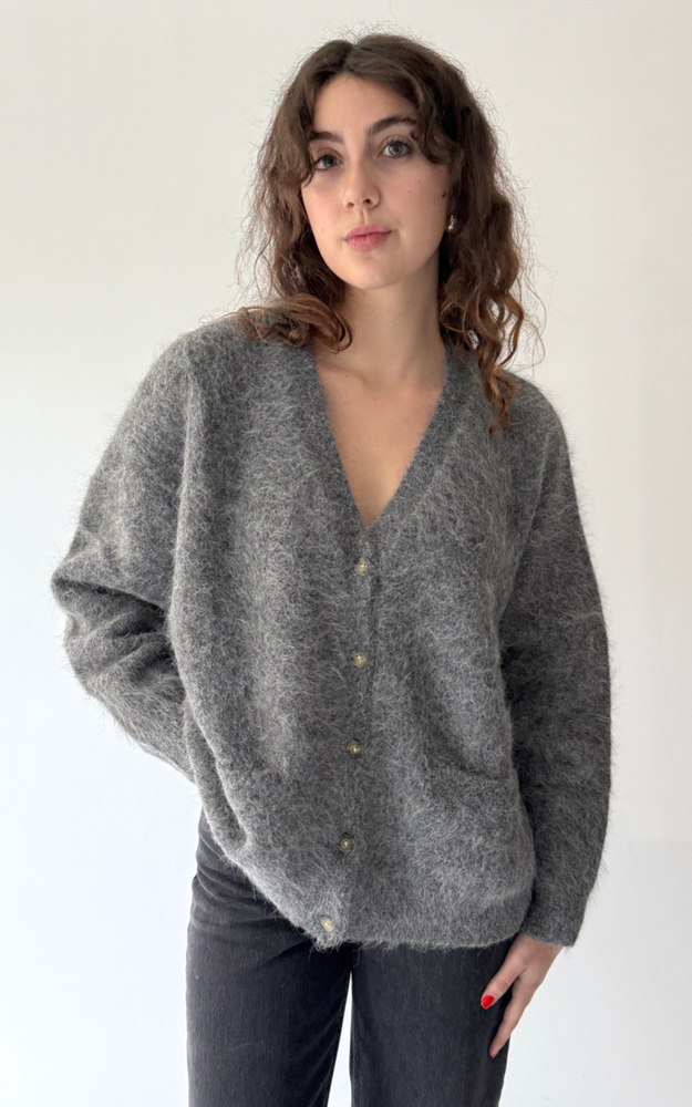 
                  
                    Vessel Cardigan in Charcoal
                  
                