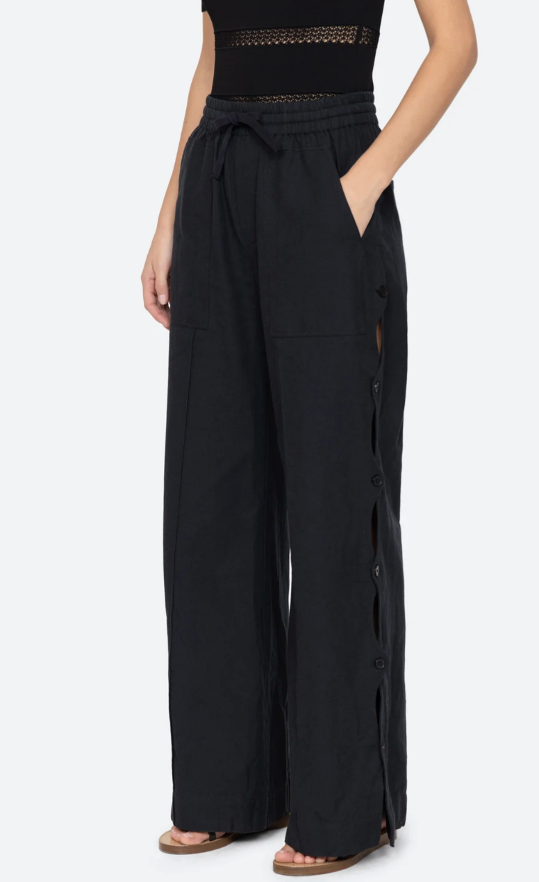 Shai Cut Out Pant in Black