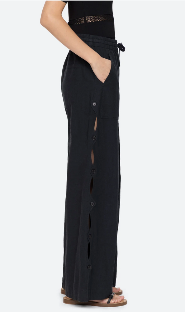 Shai Cut Out Pant in Black