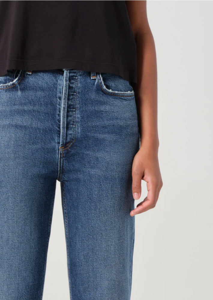 
                  
                    90's Pinch Waist Crop Jean in Solace
                  
                