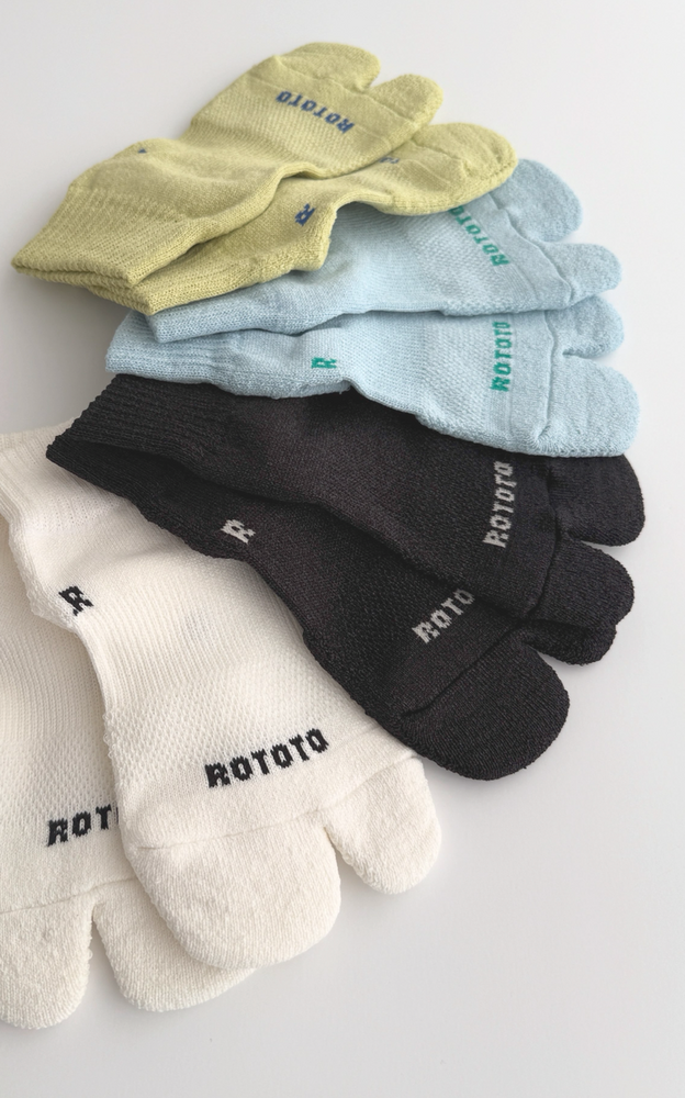 Washi Tabi Pile Ankle Sock