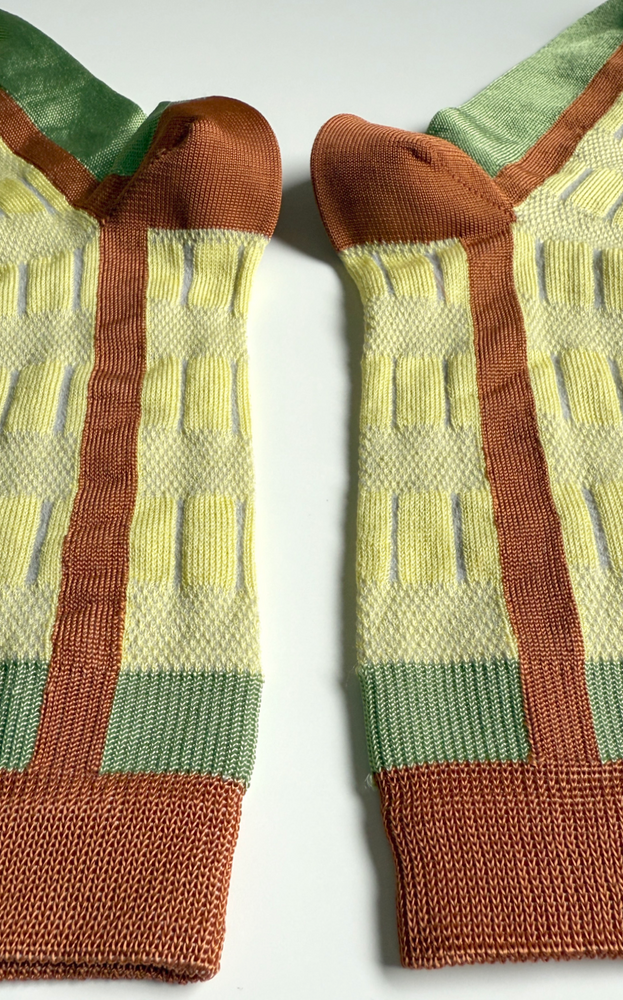 
                  
                    Rectangle Stripe Sock
                  
                