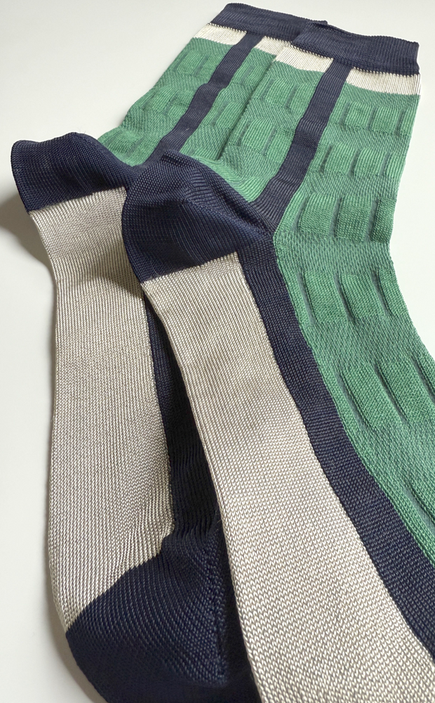 
                  
                    Rectangle Stripe Sock
                  
                