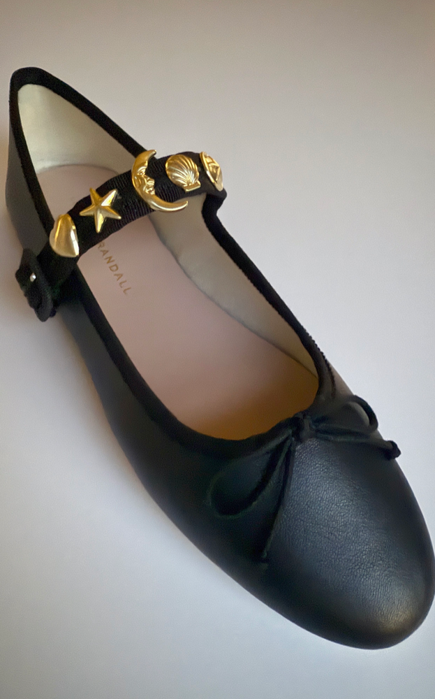 
                  
                    Chiara Black Leather Mary Jane
                  
                