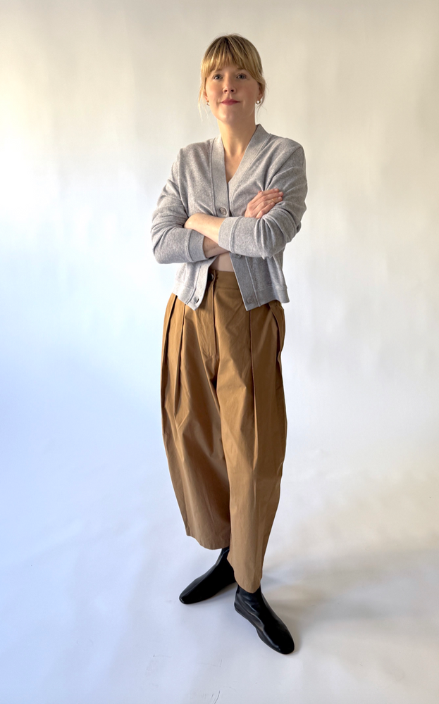 Voluminous Pleat Trouser in Sierra