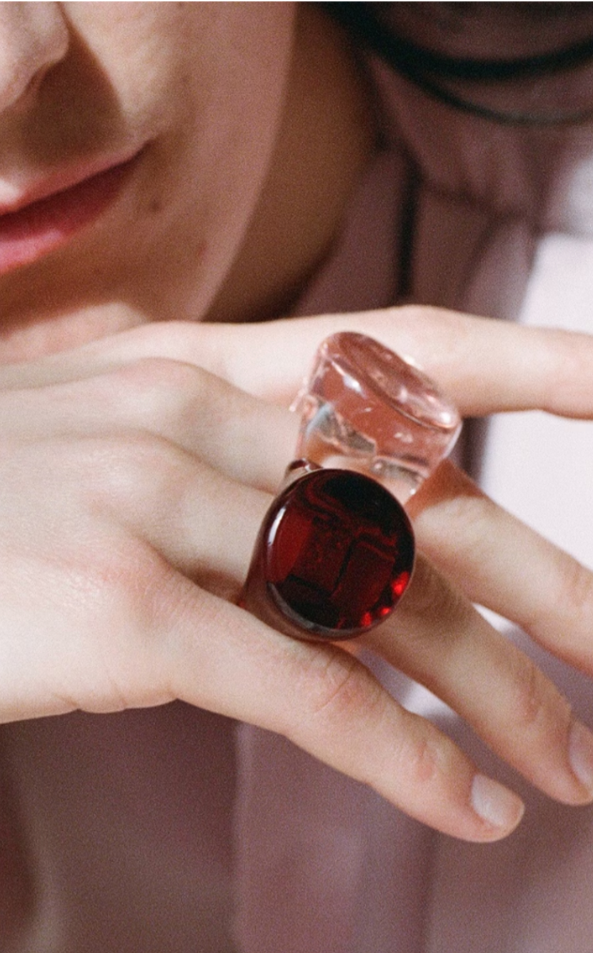 Italian Glass Rings