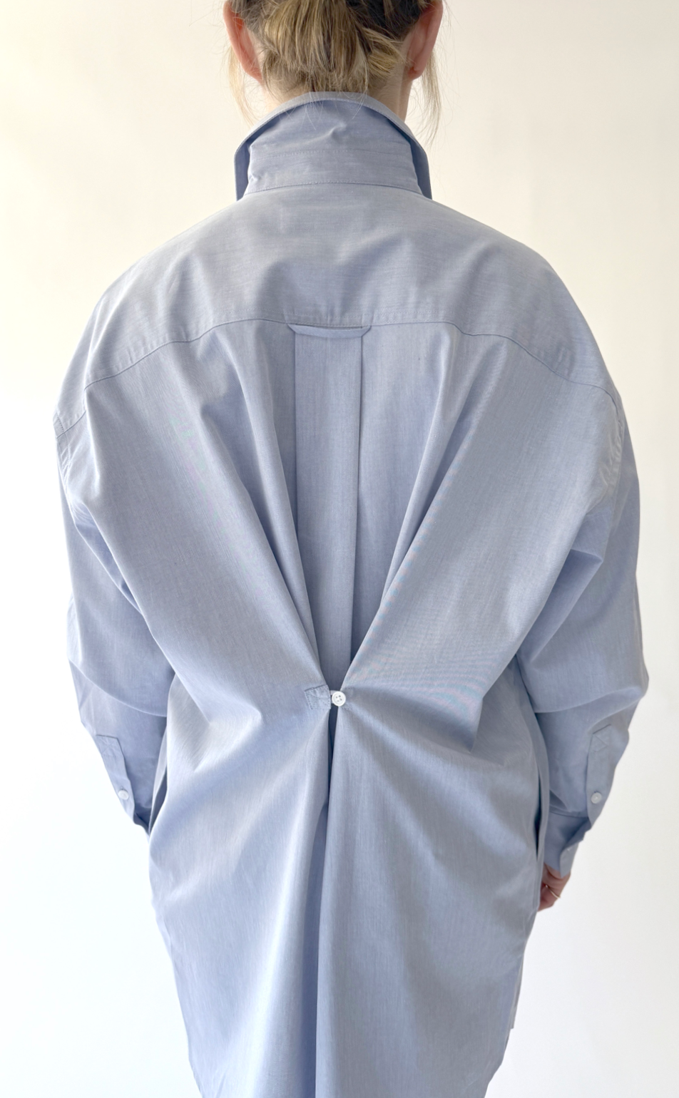Phoebe Mini Dress in Chambray
