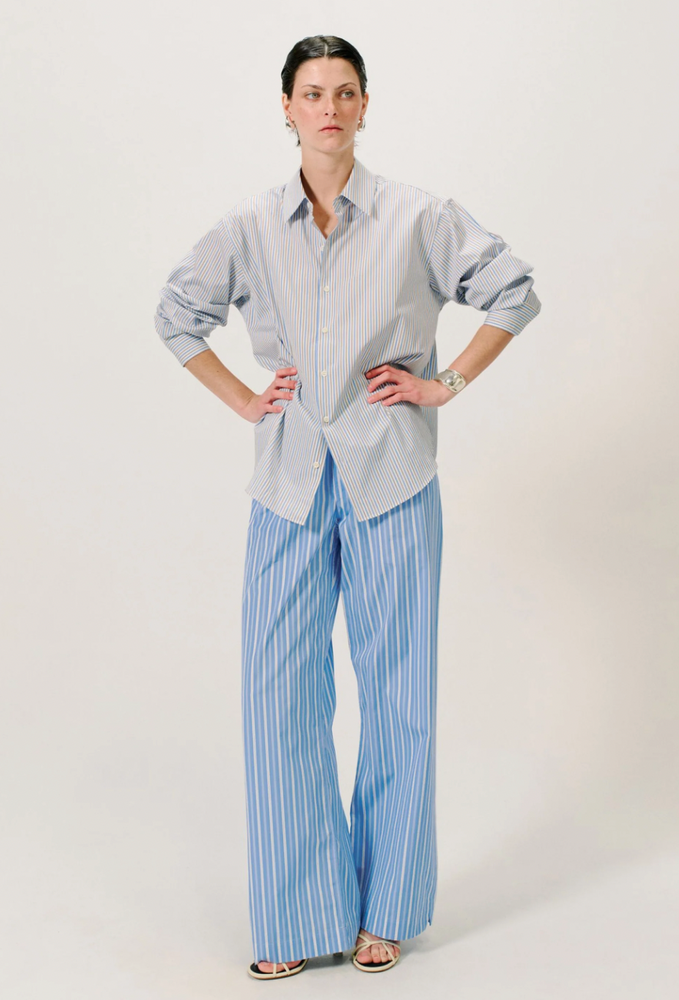 La Shirt Classica in Ledger Stripe