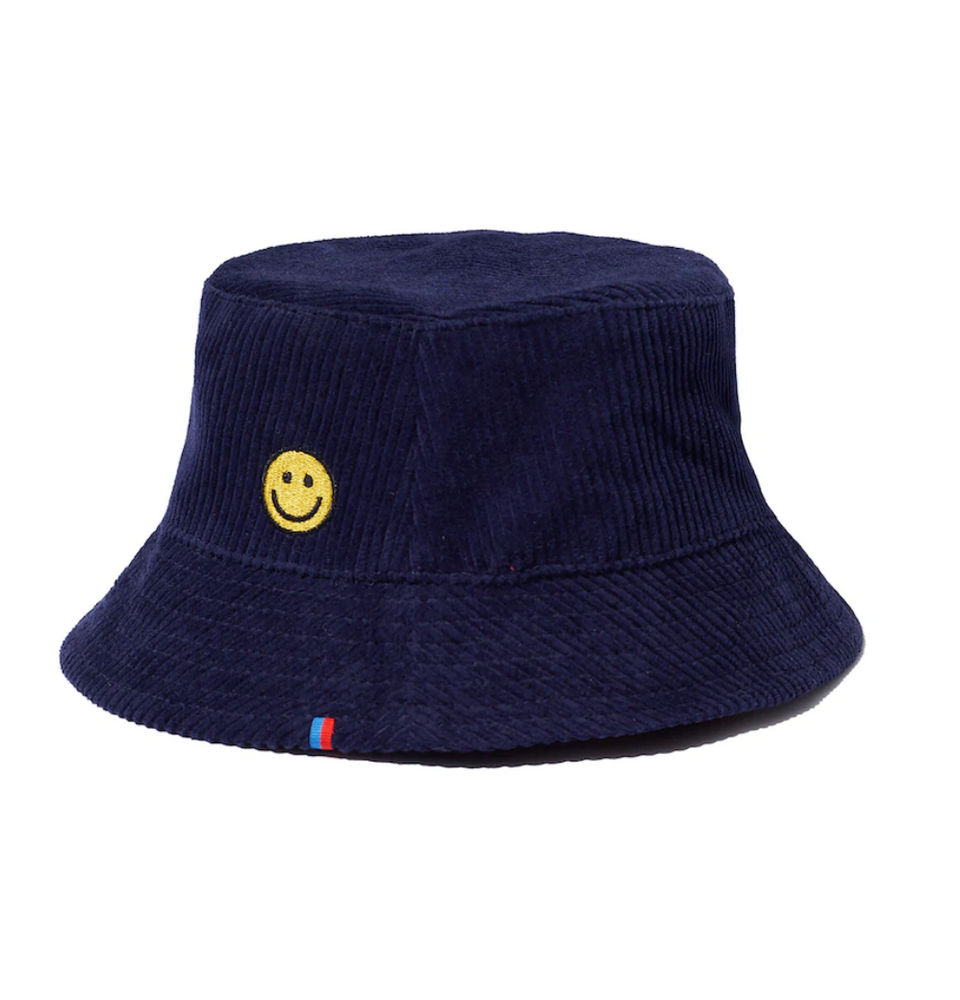 
                  
                    Smile Bucket Hat - Navy Corduroy
                  
                