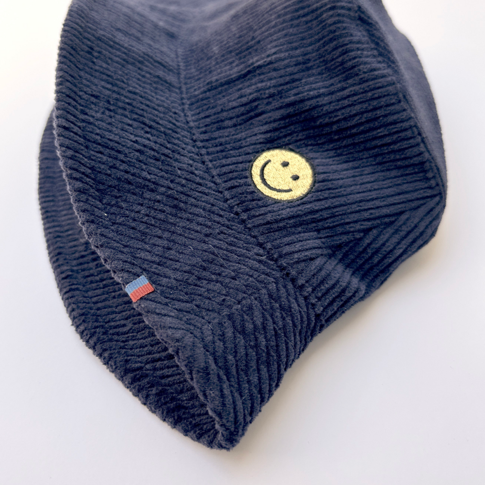 
                  
                    Smile Bucket Hat - Navy Corduroy
                  
                