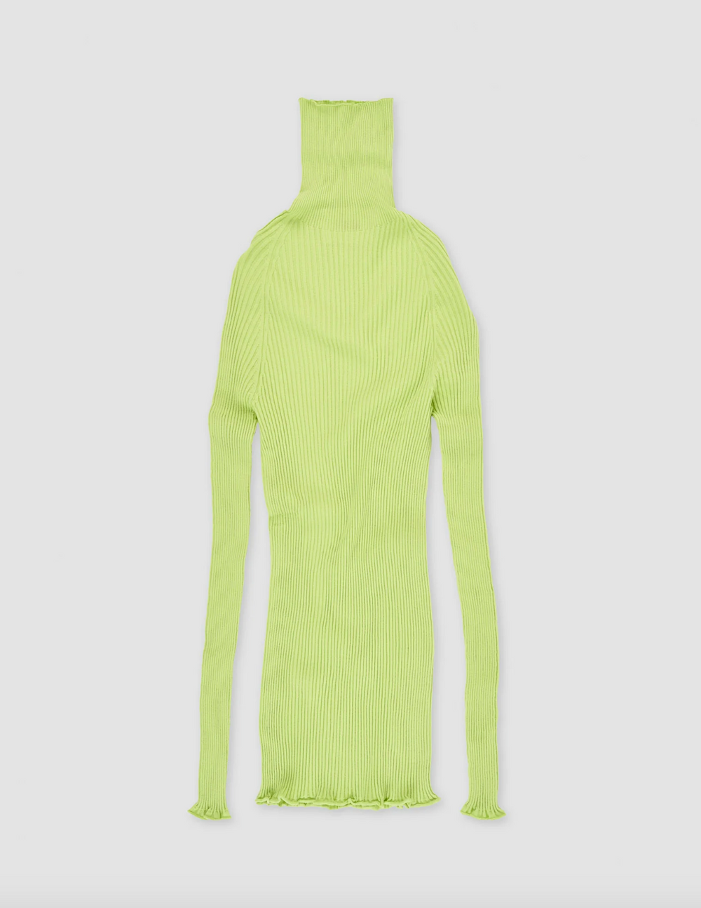 Strada Turtleneck Sweater in Lime